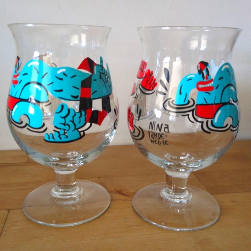 DUVEL Limited Edition Artist Collection 2019 Modern Belgian Beer Glasses Barware